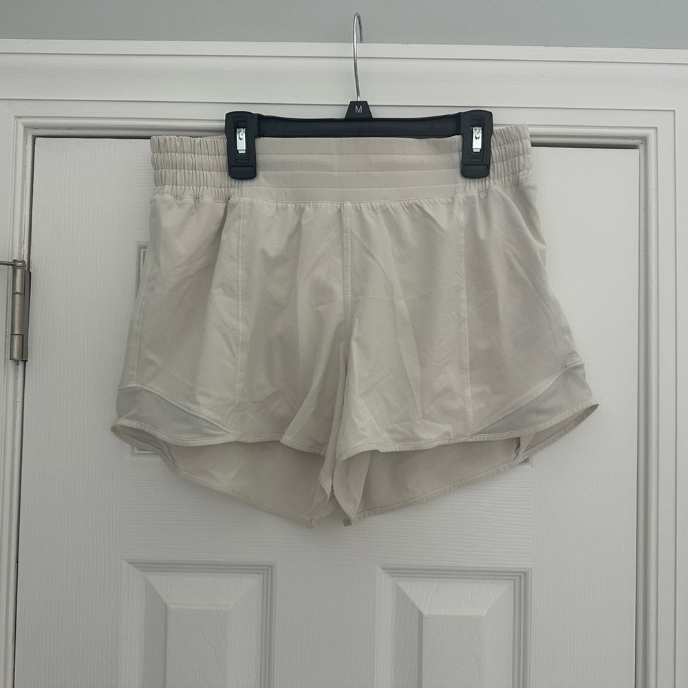 Lululemon Athletica Women's Cream Athletic Shorts